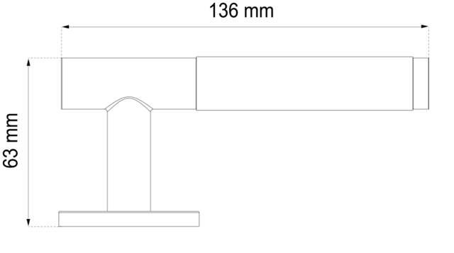 Türgriff Paris Interieur Schwarz 