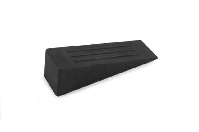 DOOR WEDGE RUBBER 110 MM MATT BLACK
