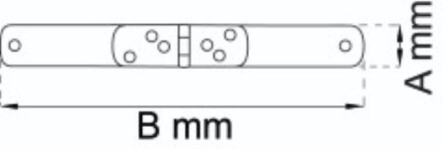 KELLERSCHARNIER 38X146MM BEHEIZTER BODEN