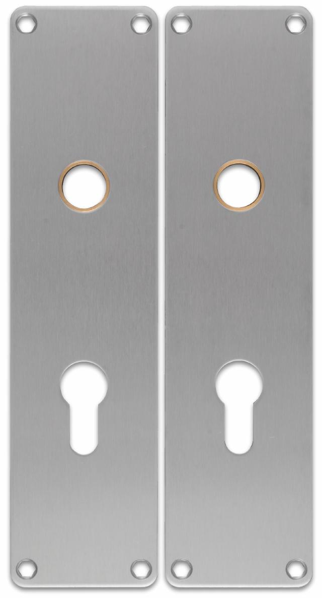 Lockit Langschild 1272 Profil Zyl. CC72 mm. 2er-Set sl.RS