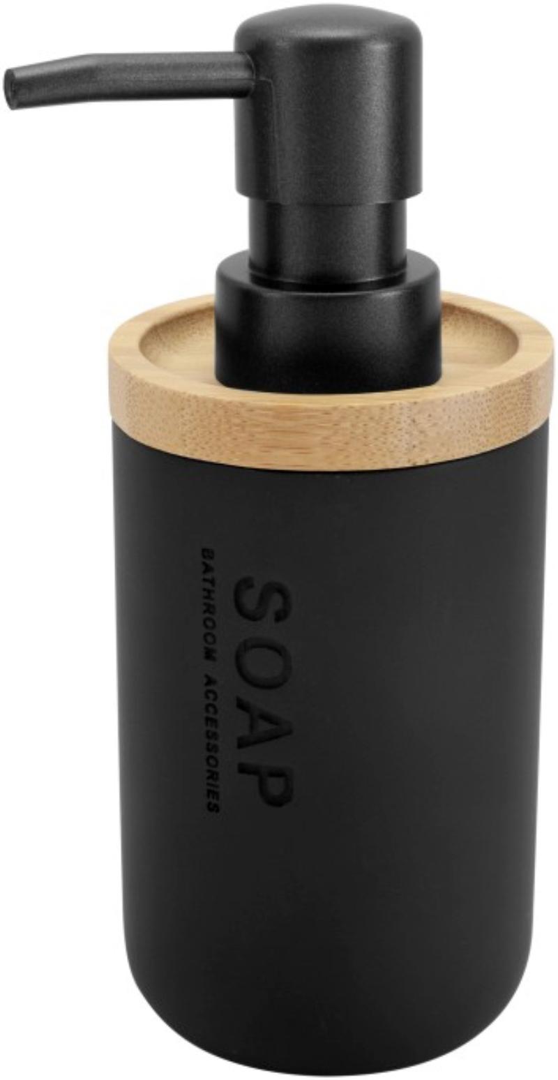 SOAP DISPENSER NATURE BLACK