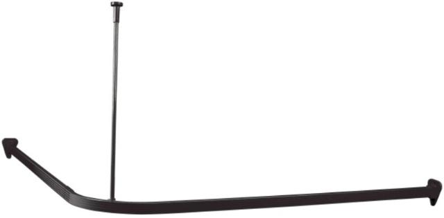 CURTAIN RAIL 90X90 BLACK