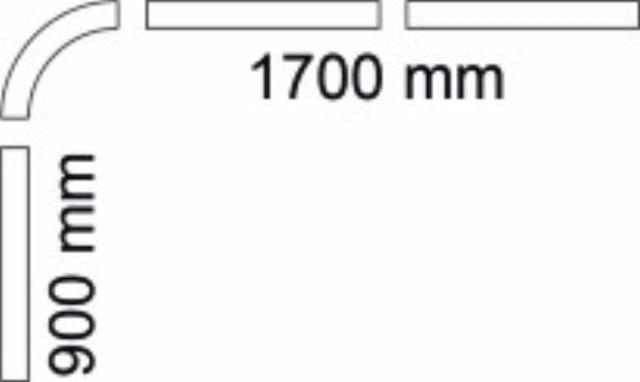 gardinskena 90X170 VIT