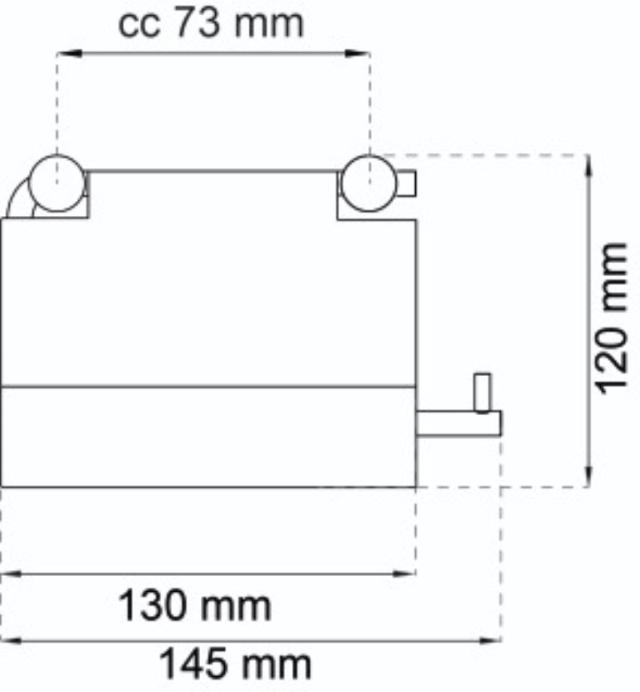 ROLL HOLDER 1368 WITH LID BLACK