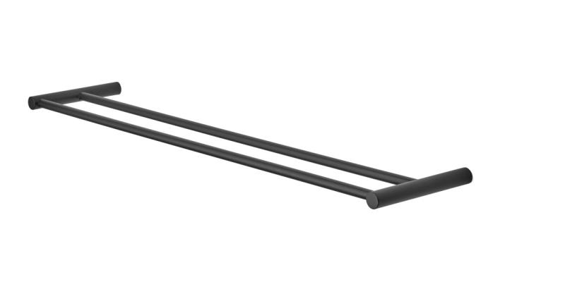 TOWEL BAR 1368 DOUBLE BLACK