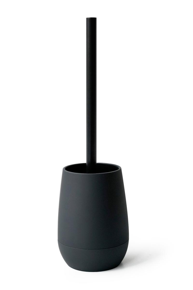 TOILET BRUSH SET ACACIA BLACK