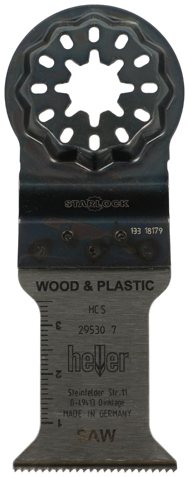 Heller Starlock-Sägeblatt (133) 50x35 für Holz