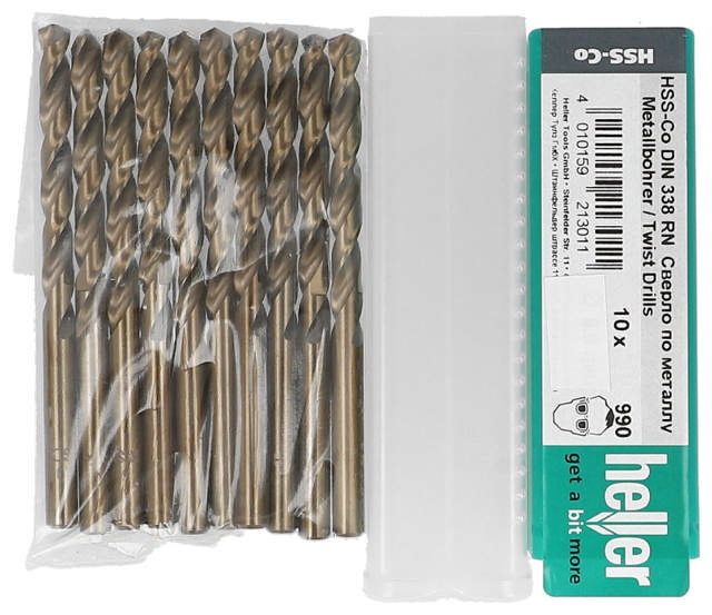 Heller Metallbohrer Kobalt HSS 8,60 mm Pck. a 10 Stk
