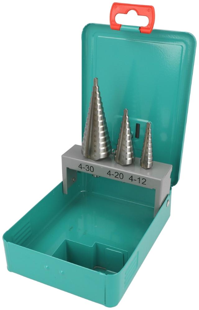 Heller verzinkboorset, 4-30 mm, 3-dlg.