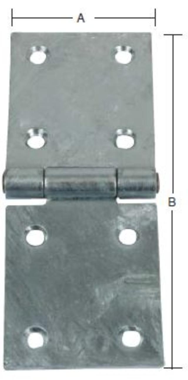 LEAF HINGE 65X168 MM