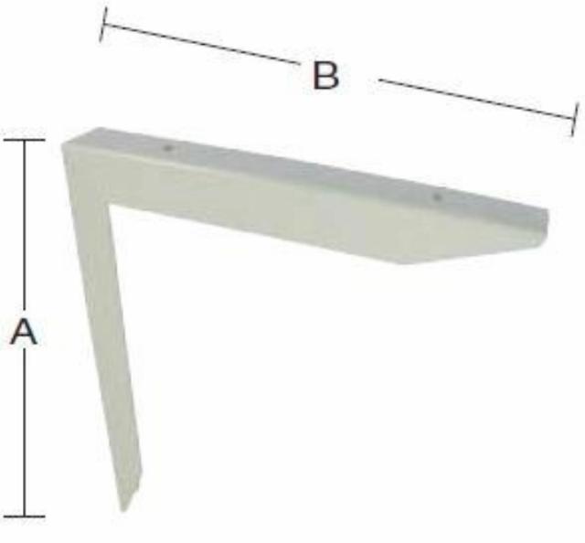 TAFELSTEUN 300X300 MM Wit Gelakt -