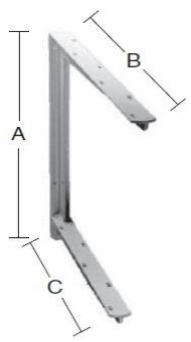 TAFELSTEUN 400X550 MM Wit gelakt -