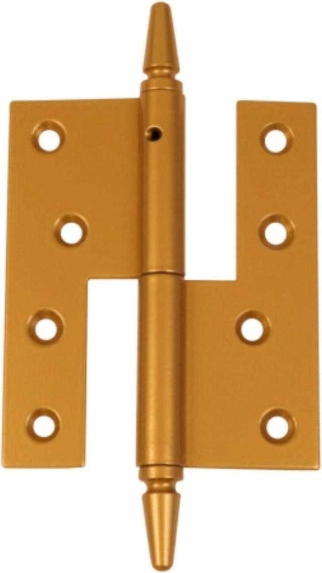 DOOR HINGE WITH/FIGURE KNOB Phosphate Yellow/Gold Left