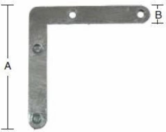 CORNER STRIP 110 MM Hot-dip galvanized -