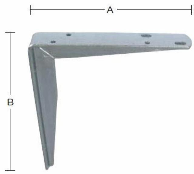 REGAL STRICK 200X250 MM Phosphatweiß -