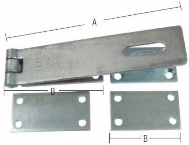 HÄRDAD ASSAULT 120X40X4 Elektrogalvaniserad Blå -