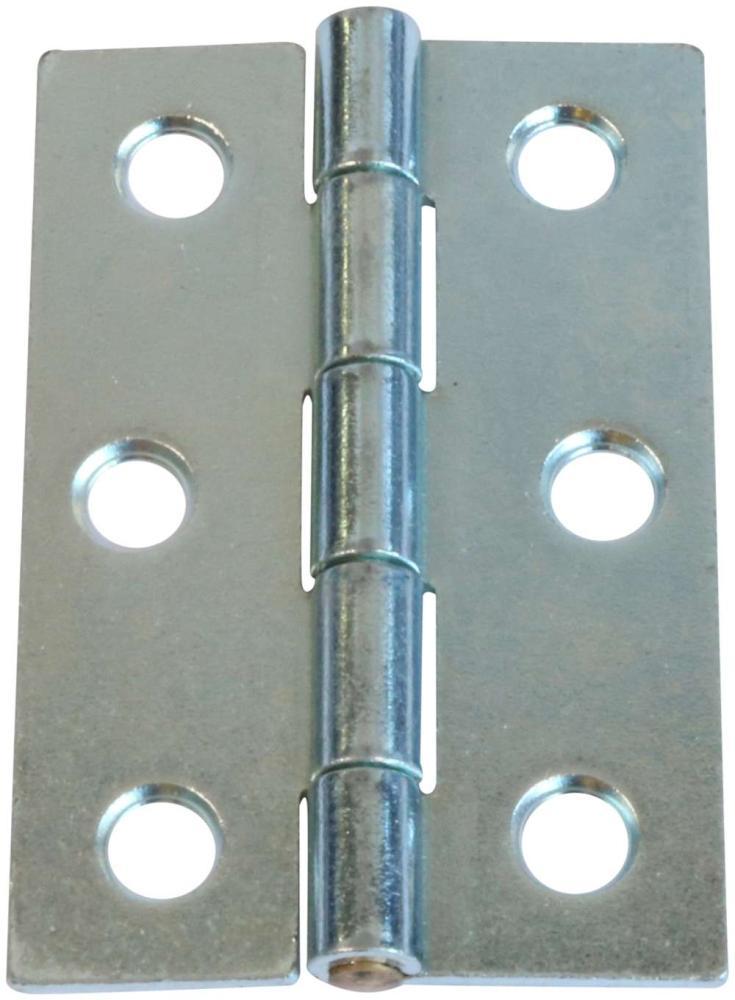 EDGE HINGE 64X18 MM WITH SCREWS Galvanized Blue -