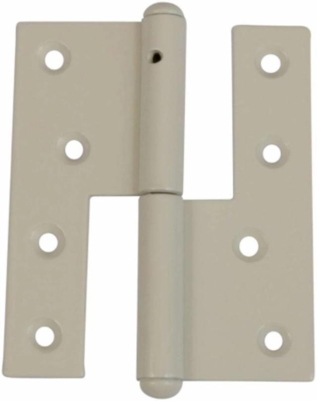 LIGHT DOOR HINGE 109X38 MM Phosphate White Left