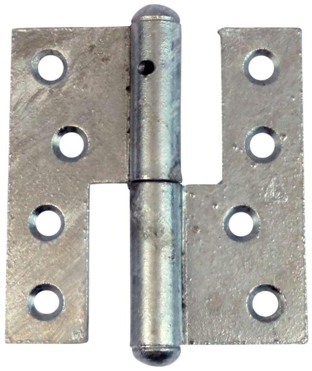 LEUCHTÜRSCHARNIER 85X33 MM feuerverzinkt rechts