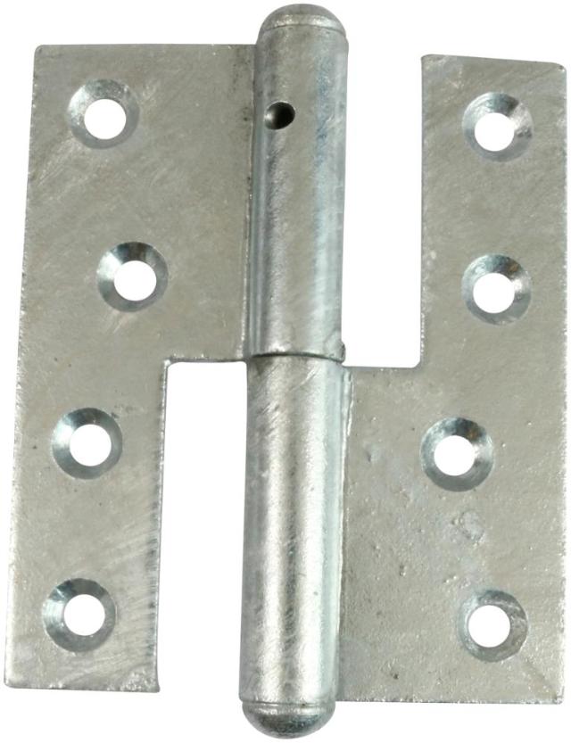 LIGHT DOOR HINGE 96X33 MM Hot-dip galvanized Left