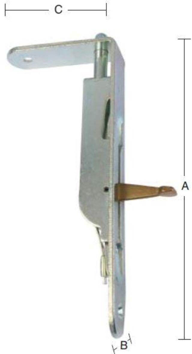 PASKVILKANTRIGLE 160 MM Elförzinkad Blå -