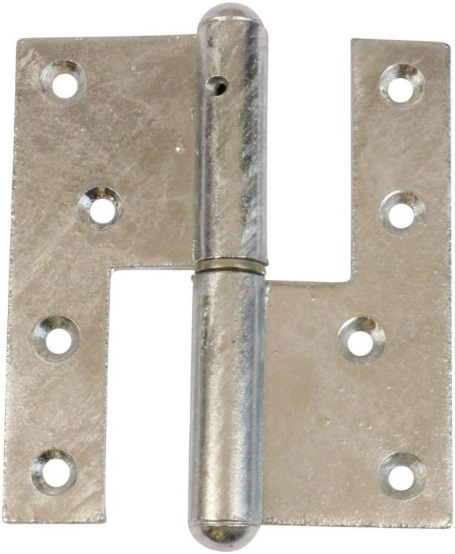 HEAVY DUTY DOOR HINGE 123X45MM Hot-dip galvanized Left