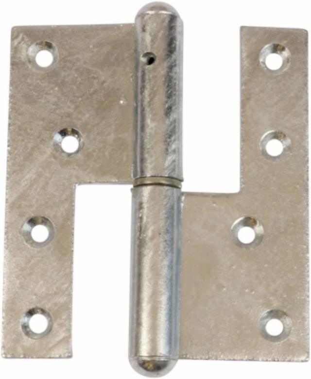 HEAVY DUTY DOOR HINGE 123X45MM Hot-dip galvanized Left