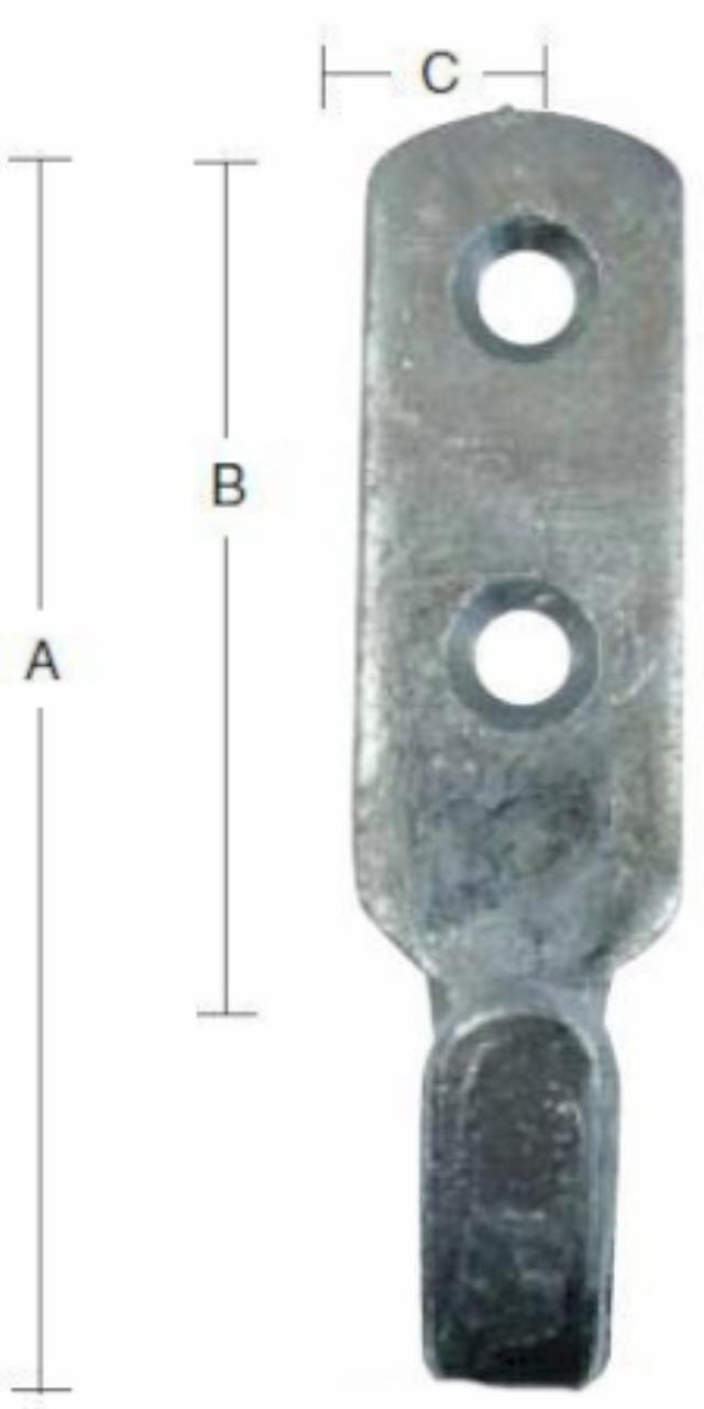 CARRIAGE HOOK Hot-dip galvanized -