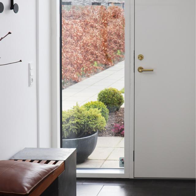 Dørgreb L-form 19mm PVD messing