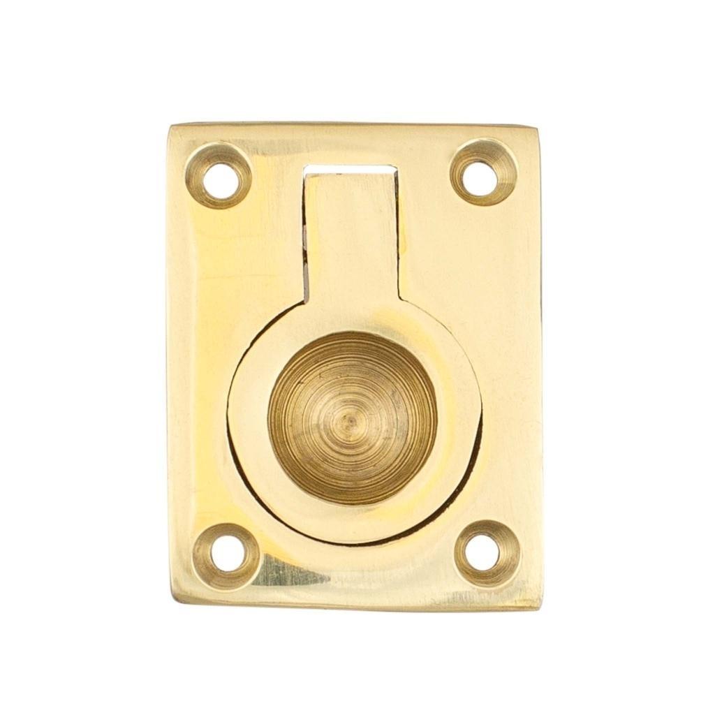 Ledematengreep - 50x40 mm - PVD messing