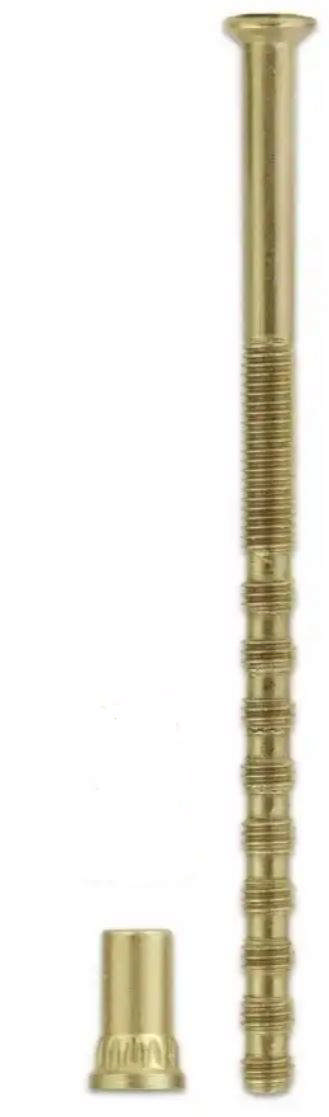 knækskrue 1320 4x90 mm.mess. m. hylstermøtrik