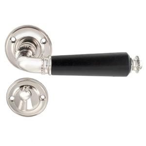 Door handle Humlebæk 954/D w/set. (2080+81K) w/lap Ni Black 11