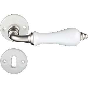 Door handle 3048 Porcelain NiS