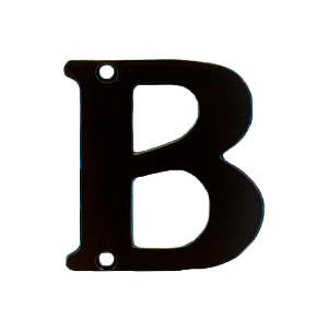 Buchstabe 572 B Schwarz 78 mm
