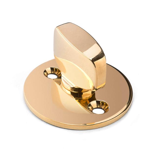 Knob Plan AW Design w/M5 screw Brass Polished Without lacquer cc30 mm