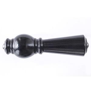 Door handle Østerbro 670 w/fitting, Black Lacquered