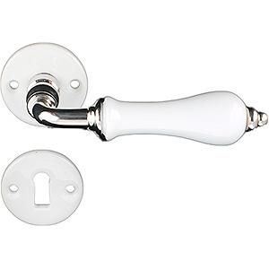 Door handle 3048 Porcelain Ni