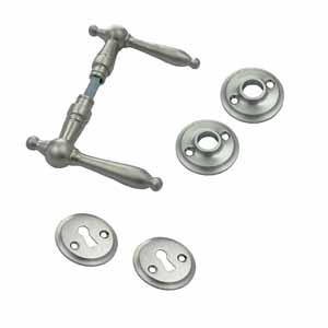 Door handle Nordhavn 6685 w/set (1680+81) NiS