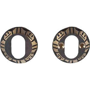 Doppelzylinderring 1472/72 Ovalzylinder cc30 Antik 11mm Ø57