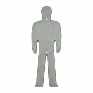 Schild Silhouette 306 WC Herren KrB