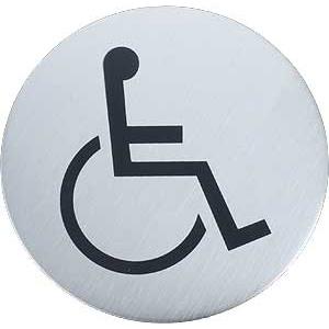 Schild rundes Symbol 7031 Handicap Rs Ø60mm