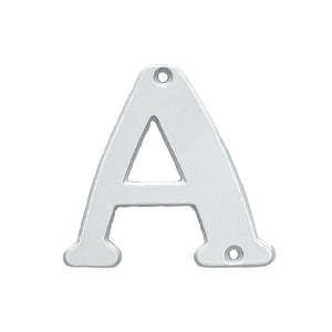 Buchstabe 572 A Weiß 78 mm