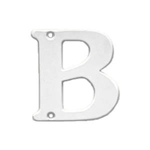 Buchstabe 572 B Weiß 78 mm