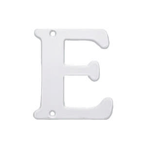 Buchstabe 572 E Weiß 78 mm