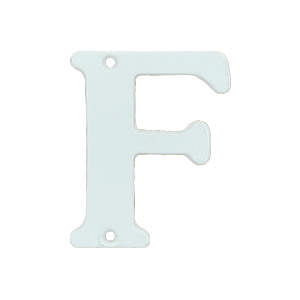 Buchstabe 572 F Weiß 78 mm