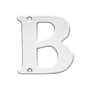 Buchstabe 565 B Weiß 78 mm