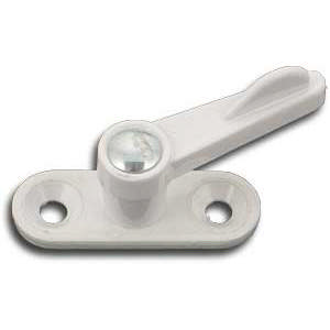 Drehkreuz auf Platte 50 Einzeln Weiß 10 mm