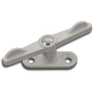 Drehkreuz auf Platte 51 Doppelweiß 15 mm