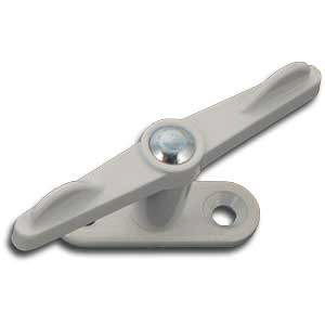 Drehkreuz auf Platte 51 Doppelweiß 18 mm