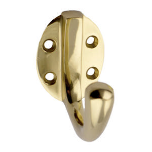 Kleiderhaken 89 Messing poliert